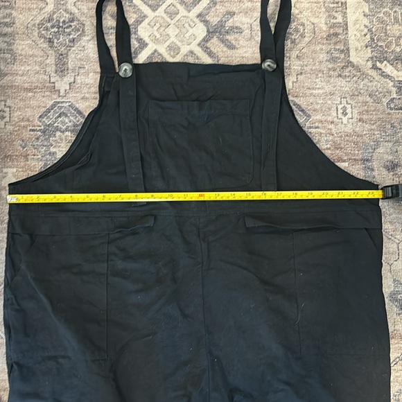 NWOT Black Linen-like Jumpsuit - Picture 4 of 5